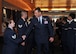 U.S. Air Force Col. Michael Hernandez, 325th Fighter Wing commander, congratulates promotees at the Horizons community center ballroom after the monthly promotion ceremony at Tyndall Air Force Base, Fla., May 1, 2017. Promotion ceremonies are hosted at Tyndall every month to congratulate Airmen on receiving new rank. (U.S. Air Force photo/Senior Airman Ty-Rico Lea)