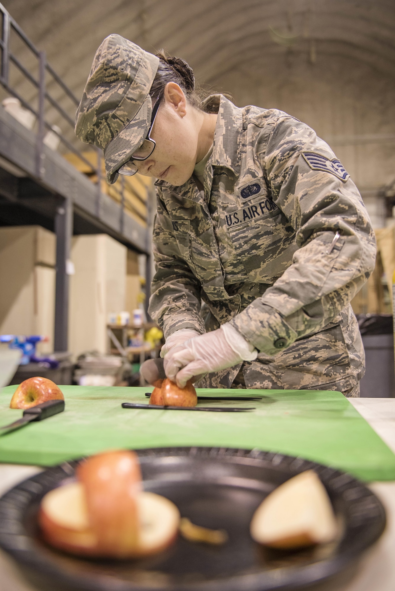 Members of the Alaska Air National Guard’s 176th Mission Support teamed up with members of the 477th Fighter Group to conduct a field training exercise called MADBULL 17 on Joint Base Elmendorf-Richardson, Alaska May 5-7. The exercise was designed to allow units within the participating organizations to train and evaluate their collective and individual deployment capabilities. (U.S. Air National Guard photo by Tech. Sgt. Alicia Halla/released)