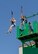 Children try out the zipline at the Wings Over Solano Air Show at Travis Air Force Base Calif., May 7, 2017. The event featured performances from the U.S. Air Force Thunderbirds Aerial Demonstration Team, U.S. Army Golden Knights parachute teams and civilian perfomers. (U.S. Air Force photo by Heide Couch)