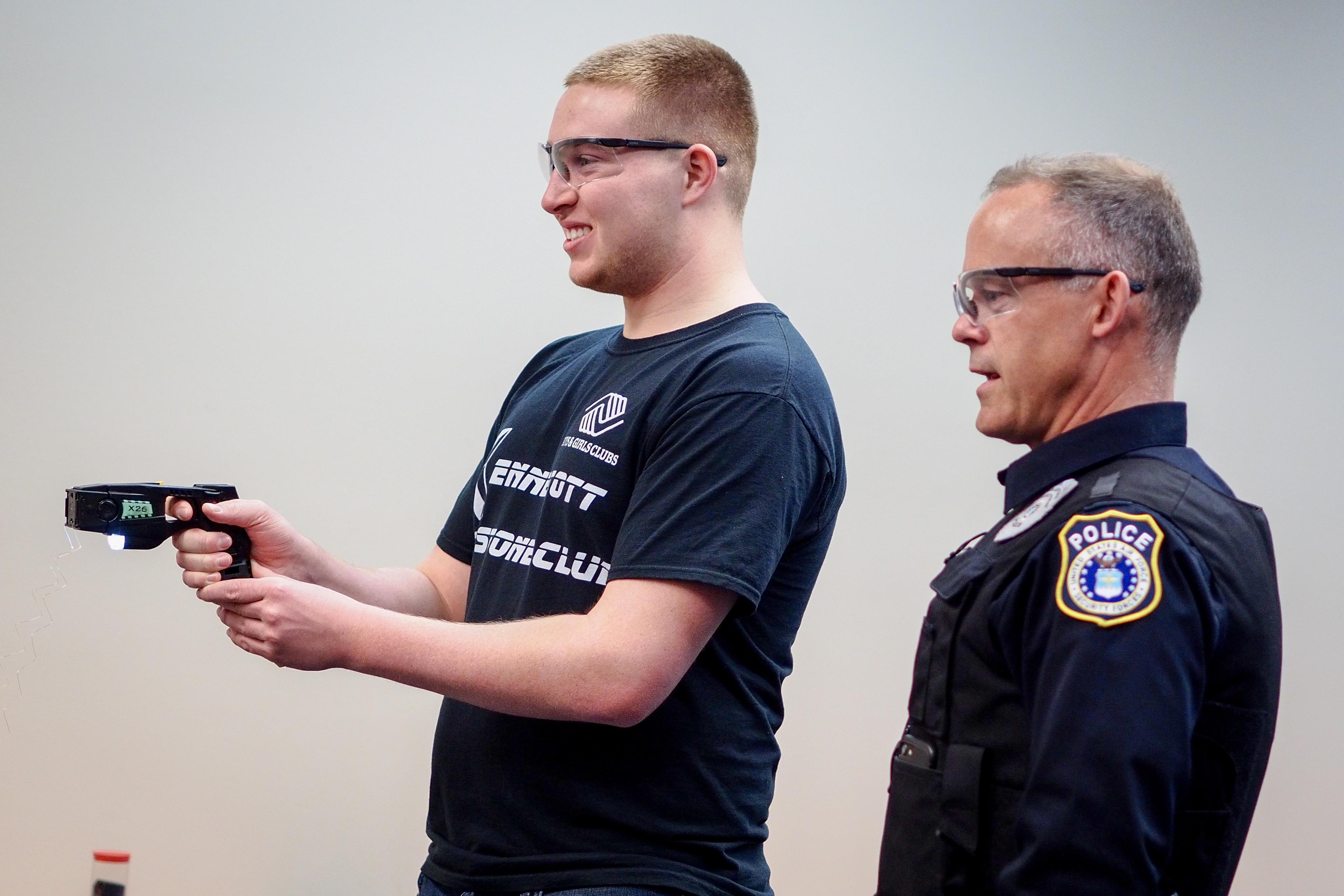 Student Job Shadows Security Forces on JBER