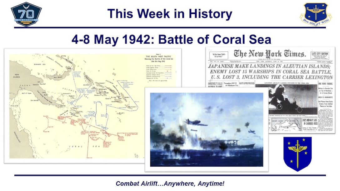 May 4-8, 1942: Battle of Coral Sea