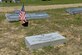 A flag is posted at the headstone of a U.S. soldier in the Sumter Cemetery in Sumter, S.C., May 2, 2017. Over Memorial Day weekend, the Sumter Cemetery is scheduled to host volunteer events to clean up service member’s headstones as well as place American flags on their graves. (U.S. Air Force photo by Airman 1st Class Destinee Sweeney)