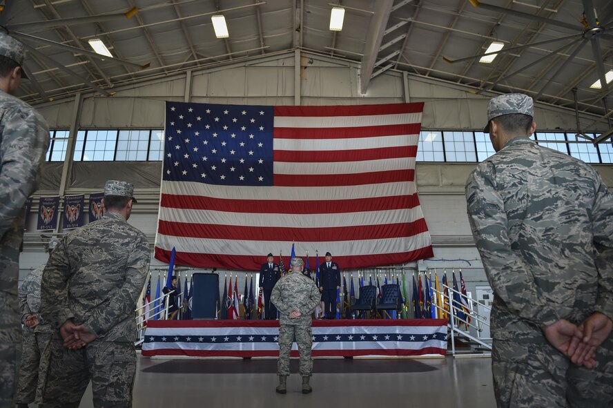 Air Commandos attend the 492nd Special Operations Wing activation ceremony at Hurlburt Field, May 10, 2017. The Air Force Special Operations Air Warfare Center was inactivated and the 492nd SOW was activated during the ceremony. Simultaneously, the 492nd Special Operations Group and the 492nd Special Operations Training Group were activated under the 492nd SOW. (U.S. Air Force photo by Airman 1st Class Joseph Pick)
