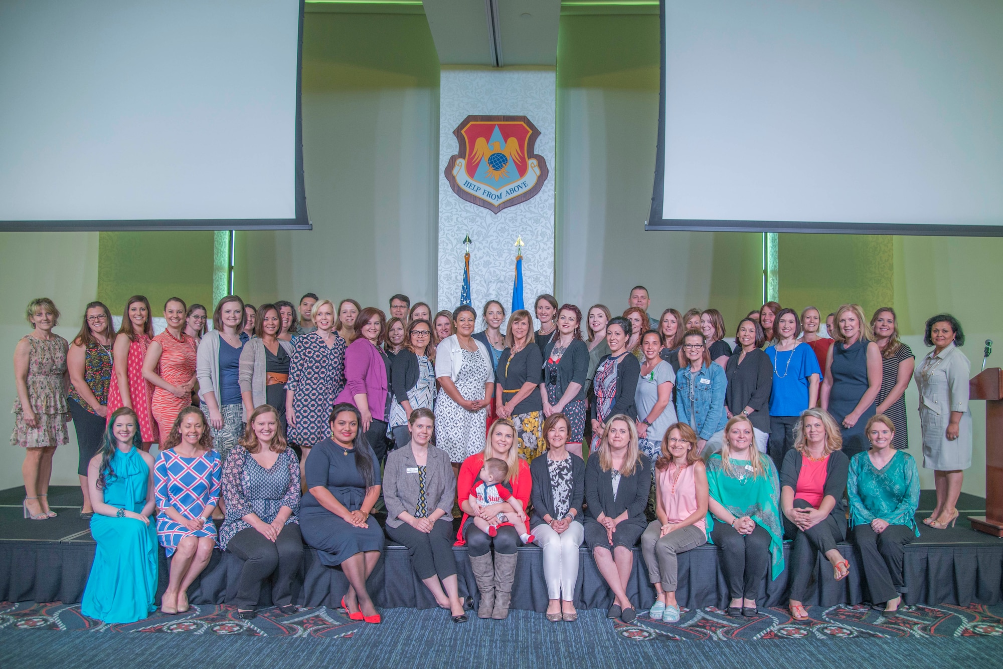 Scott AFB honored its Key Spouses during an appreciation luncheon May 9 at the Scott Event Center. The Key Spouse Program is designed to enhance readiness by providing support to unit commanders and families of deployed service members.