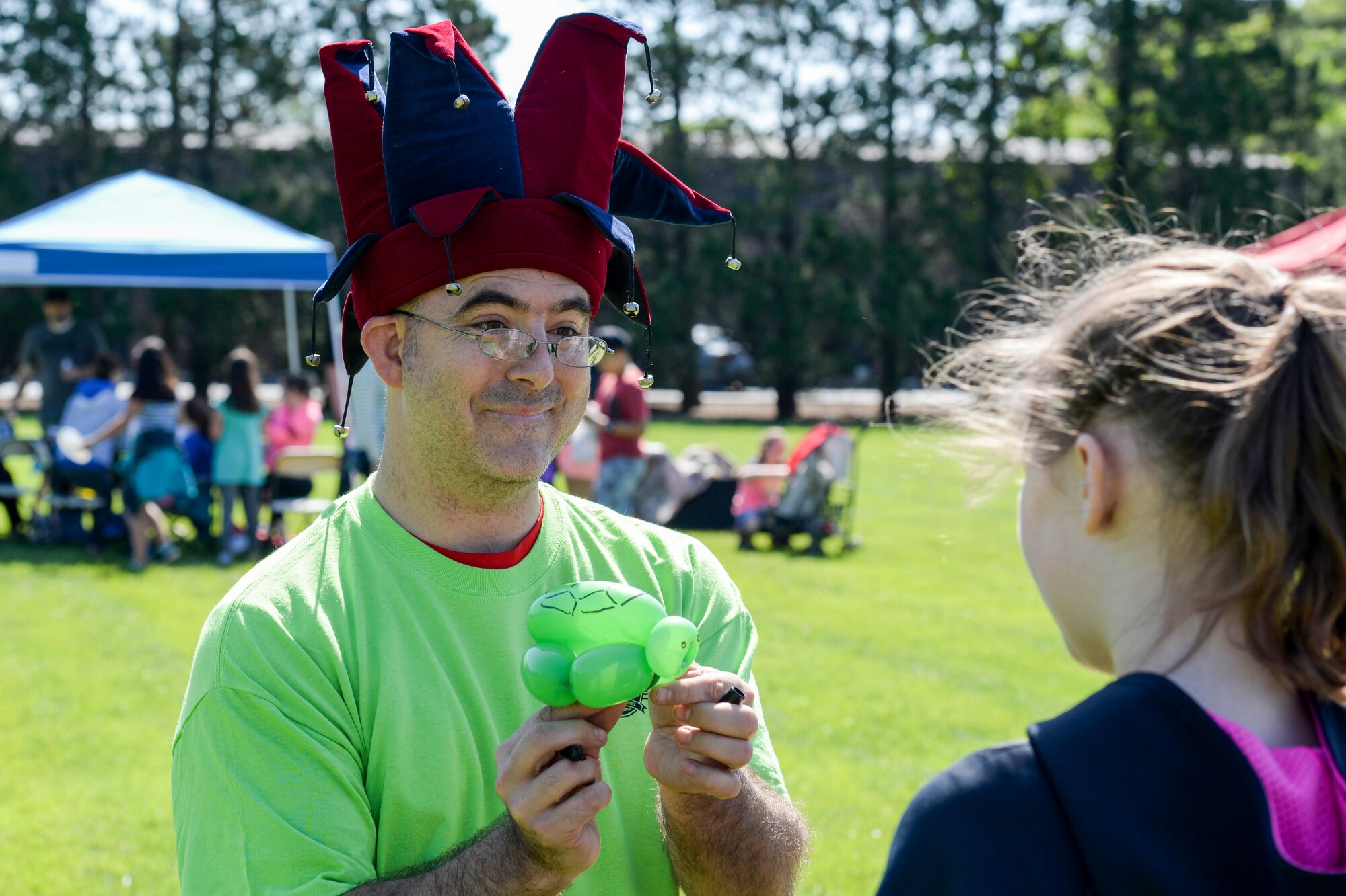 Scott Air Force Base hosted the Youth Scavenger Hunt May 6, 2017. The scavenger hunt was a centennial event and allowed Team Scott Members and their families to learn about the history of Scott Air Force Base with several different activities. Children were separated by age group to compete in different levels of scavenger hunts. Participants were also able to enjoy games, bounce houses, prizes, food and beverages. (U.S. Air Force photos by Airman Chad Gorecki)