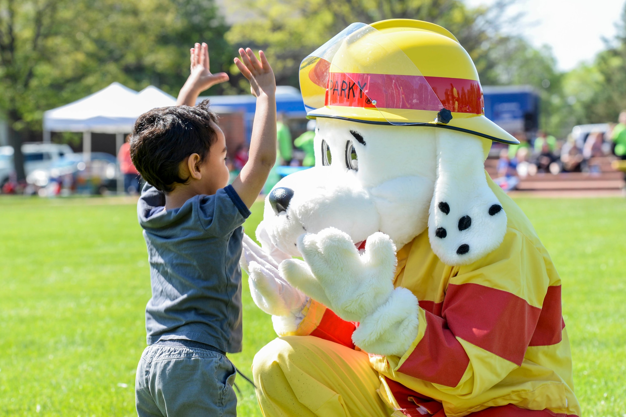 Scott Air Force Base hosted the Youth Scavenger Hunt May 6, 2017. The scavenger hunt was a centennial event and allowed Team Scott Members and their families to learn about the history of Scott Air Force Base with several different activities. Children were separated by age group to compete in different levels of scavenger hunts. Participants were also able to enjoy games, bounce houses, prizes, food and beverages. (U.S. Air Force photos by Airman Chad Gorecki)