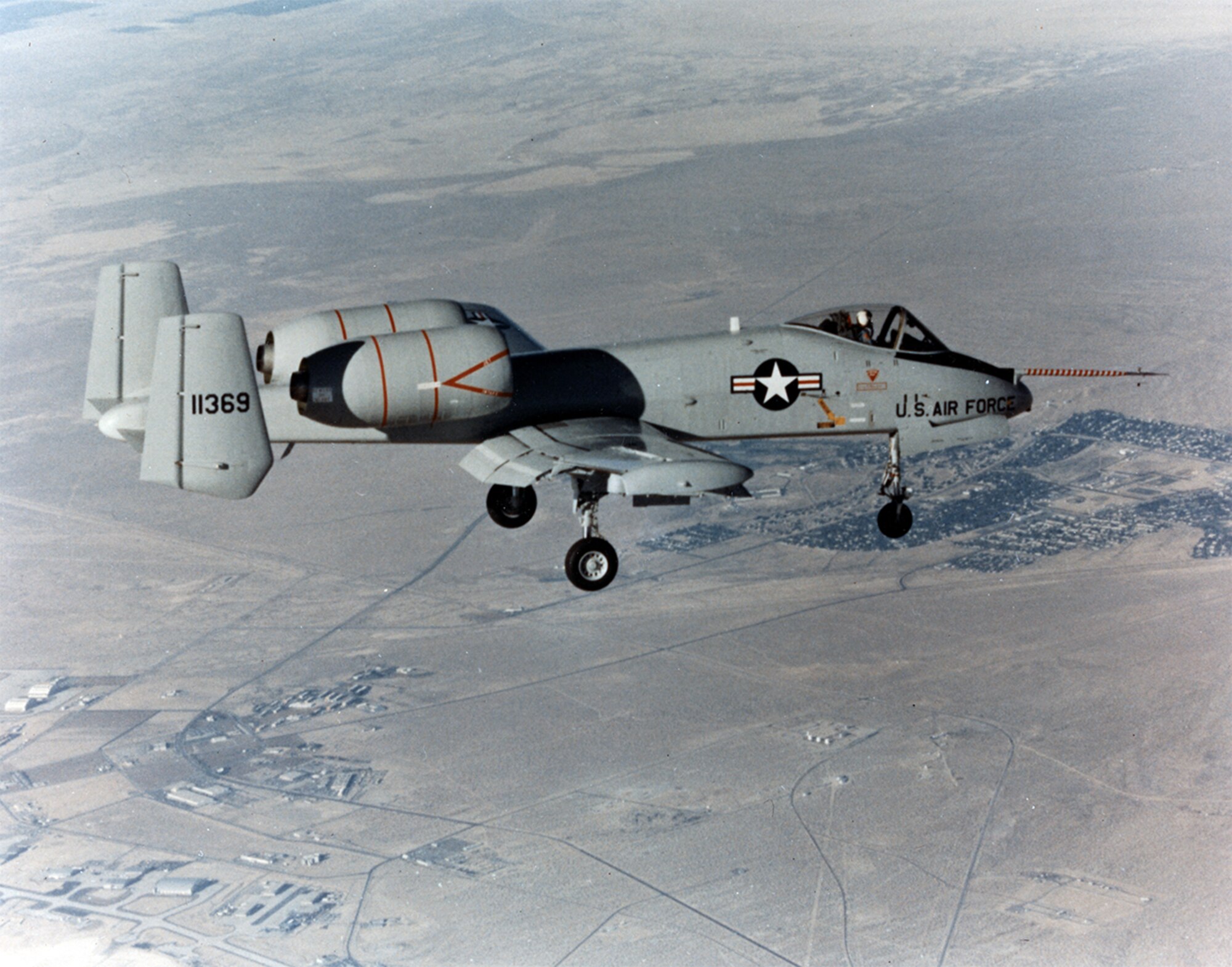 YA-10A Thunderbolt II. (Edwards History Office photo)
