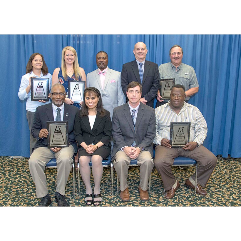 On May 9, the Federal Executive Association (FEA) held its annual Memphis Metropolitan FEA Employees of the Year Ceremony at Naval Support Activity Mid-South in Millington, Tenn. Memphis District employees took first place in six of the 11 categories in which Memphis District submitted nominations.