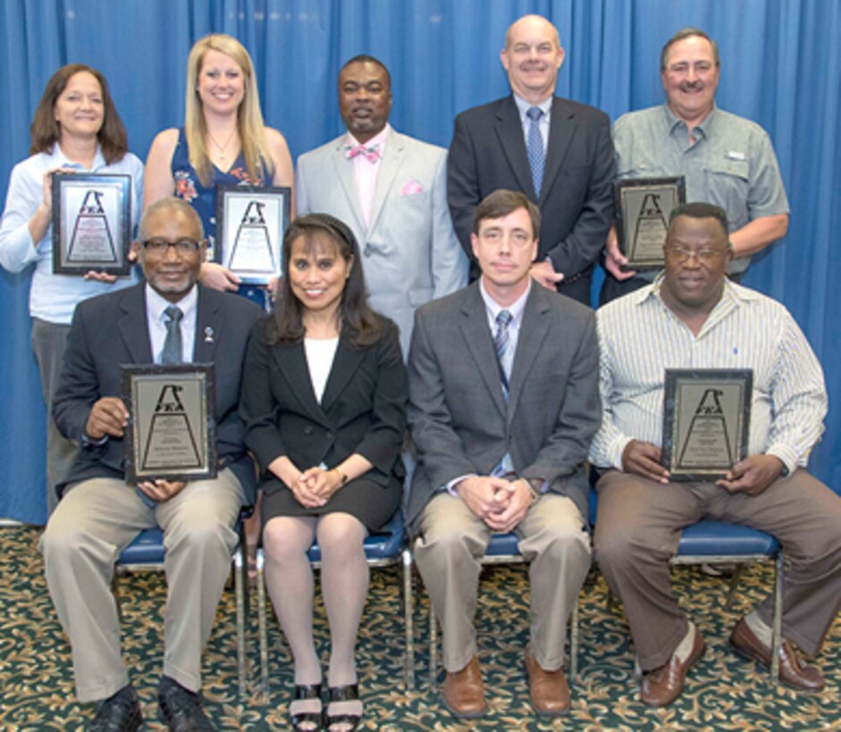 On May 9, the Federal Executive Association (FEA) held its annual Memphis Metropolitan FEA Employees of the Year Ceremony at Naval Support Activity Mid-South in Millington, Tenn. Memphis District employees took first place in six of the 11 categories in which Memphis District submitted nominations.