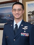U.S. Air Force Maj. Joe, after graduation from the 558th Flying Training Squadron's Undergraduate Remotely Piloted Aircraft Training Course May 5, 2017, at Joint Base San Antonio-Randolph, Texas.  Maj. Joe is the first-ever Pilot-Physician to qualify as an RPA pilot. (U.S. Air Force Photo by Melissa Peterson)