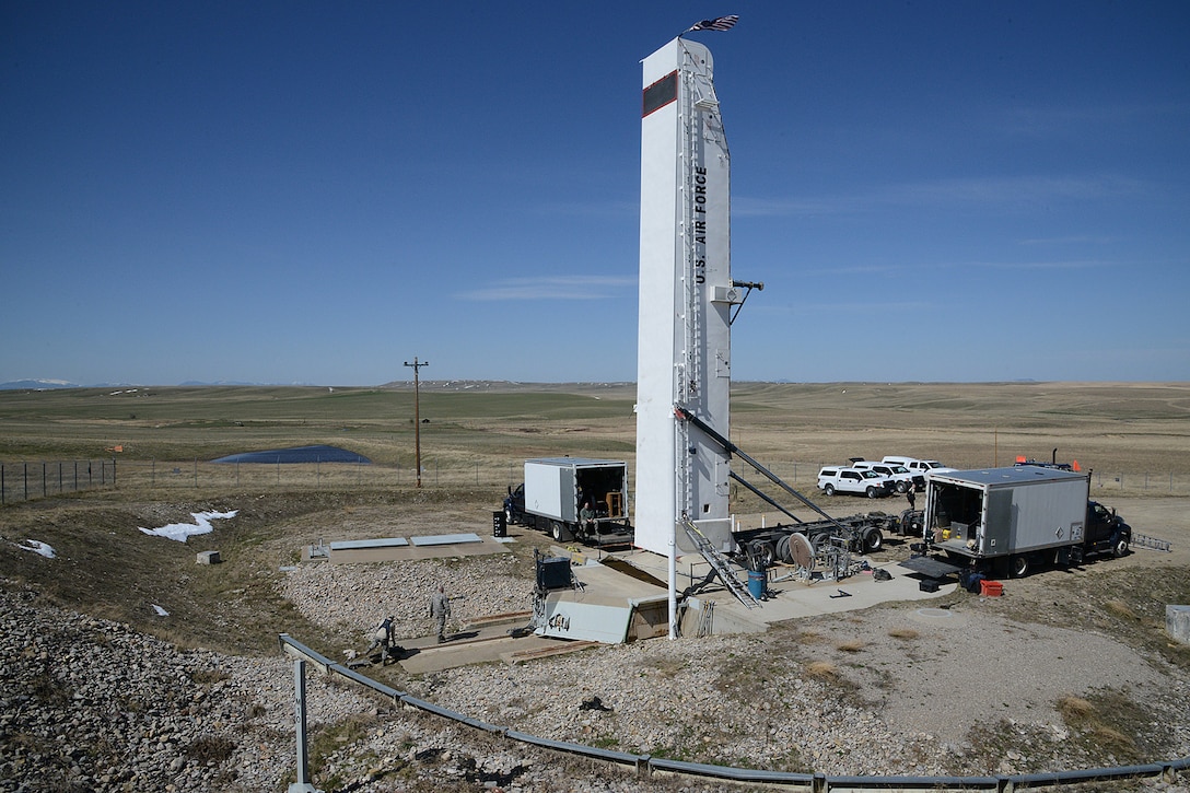 A launch facility operated by Malmstrom Air Force Base is shown April 13, 2017. The 583rd Missile Maintenance Squadron, part of Air Force Materiel Command, completed programmed depot maintenance on a launch facility at Malmstrom, a first-ever for the intercontinental ballistic missile weapons system. (U.S. Air Force photo/Staff Sgt. Delia Marchick)