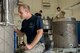 U.S. Air Force Airman 1st Class Jon Barrett, 18th Component Maintenance Squadron aerospace propulsion technician, services an F-15 Eagle engine May 12, 2017, at Kadena Air Base, Japan.  Fixing the augmenter is just one of the many aspects that go into building the engines of the F-15 Eagles assigned to Kadena AB. (U.S. Air Force photo by Senior Airman John Linzmeier)