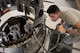 U.S. Air Force Airman 1st Class David Loveless, 18th Component Maintenance Squadron aerospace propulsion technician, services an F-15 Eagle engine augmenter May 12, 2017, at Kadena Air Base, Japan. The typical process of maintenance is composed of six parts, which are receiving, teardown, inspection, buildup, test cell and the final part, which include inspections of the engine and forms. (U.S. Air Force photo by Senior Airman John Linzmeier)