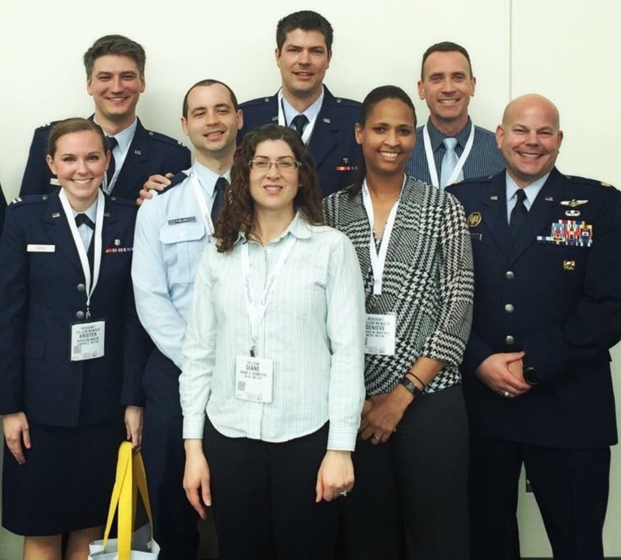 Keesler Medical Center residents and faculty pose for a photo at the American College of Physicians Nationals April 1, 2017, in San Diego, California. (Courtesy Photo)