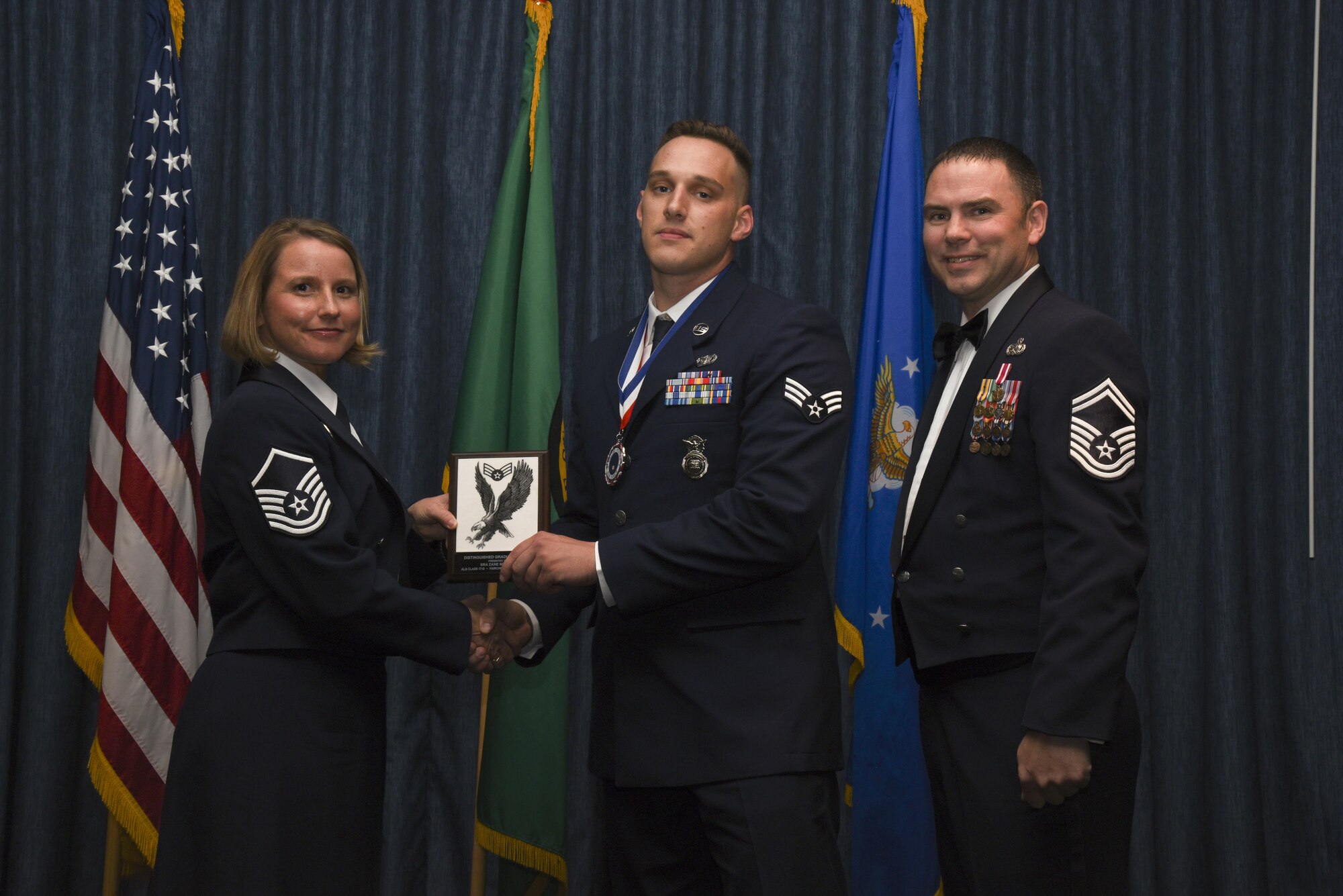ALS is a five-week course that focuses on leadership abilities, profession of arms and effective communication in the workplace. (U.S. Air Force photo/Senior Airman Mackenzie Richardson)