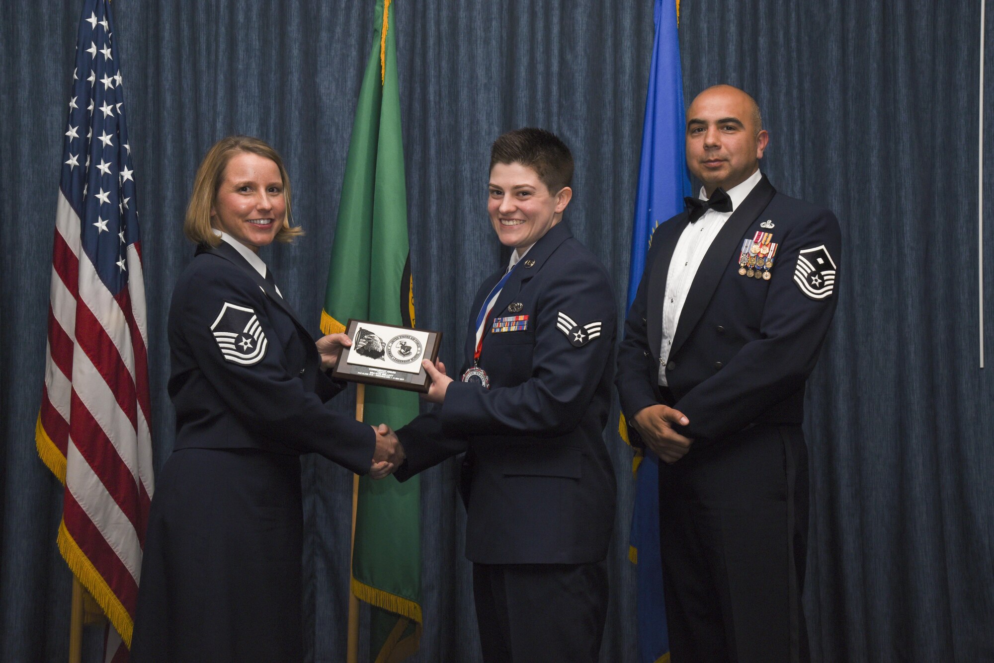 ALS is a five-week course that focuses on leadership abilities, profession of arms and effective communication in the workplace. (U.S. Air Force photo/Senior Airman Mackenzie Richardson)