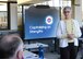 Carolyn McCafferty, Hanscom's community support coordinator, teaches a resiliency class for members of the community at Hanscom Air Force Base, Mass., March 29. In her role as community support cooridnator, McCafferty leads a cross-functional team of support agencies as part of the Integrated Delivery System, or 