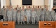 Tenth Air Force Chaplain Corps members pose for a photo in the chapel at Naval Air Station Fort Worth Joint Reserve Base, Texas, April 26, 2017. Chaplains and their assistants gathered here for the first training event specifically for them since the re-designation of the numbered Air Force in 1976. (U.S. Air Force photo by Tech. Sgt. Jeremy Roman)