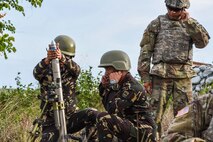 Philippine Soldiers prepare to fire a mortar round during Balikatan 2017 at Fort Magsaysay in Santa Rosa, Nueva Ecija, May 14, 2017. By training together the Philippine and U.S. military build upon shared tactics, techniques, and procedures that enhance readiness and response capabilities to emerging threats. Balikatan is an annual U.S.-Philippine bilateral military exercise focused on a variety of missions, including humanitarian assistance and disaster relief, counterterrorism, and other combined military operations. 