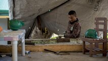 Philippine Army Pfc. Richard Auman prepares rebar for classroom construction during an engineering civic assistance project in support of Balikatan 2017 in Ormoc City, Leyte, May 12, 2017. Philippine and U.S. service members worked together to build new classrooms for students at Don Carlos Elementary School. Balikatan is an annual U.S.-Philippine bilateral military exercise focused on a variety of missions, including humanitarian assistance and disaster relief, counterterrorism, and other combined military operations. 