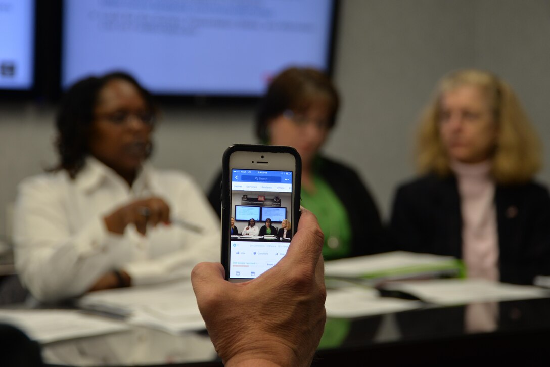 Huntsville Center’s Office of Small Business Programs and program manager and contracting officer for a Medical Facilities Support and Services II contract  held the Center’s first Facebook live session for a Medical Facilities Support and Services II contract May 4.