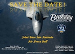 The Air Force Ball be held Sept. 29, 2017 in celebration of the service's 70th birthday.  Former 20th Chief of Staff of the Air Force, retired Gen. Mark A. Welsh III, will be the guest speaker. (Courtesy Graphic)