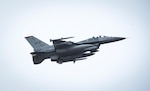 A U.S. Air Force F-16 Fighting Falcon with the 13th Fighter Squadron from Misawa Air Base, Japan, takes off during Northern Edge 2017 at Eielson Air Force Base, Alaska, May 11, 2017. NE17 focused on tactical-level execution of U.S. Pacific Command training modules in a joint training environment.