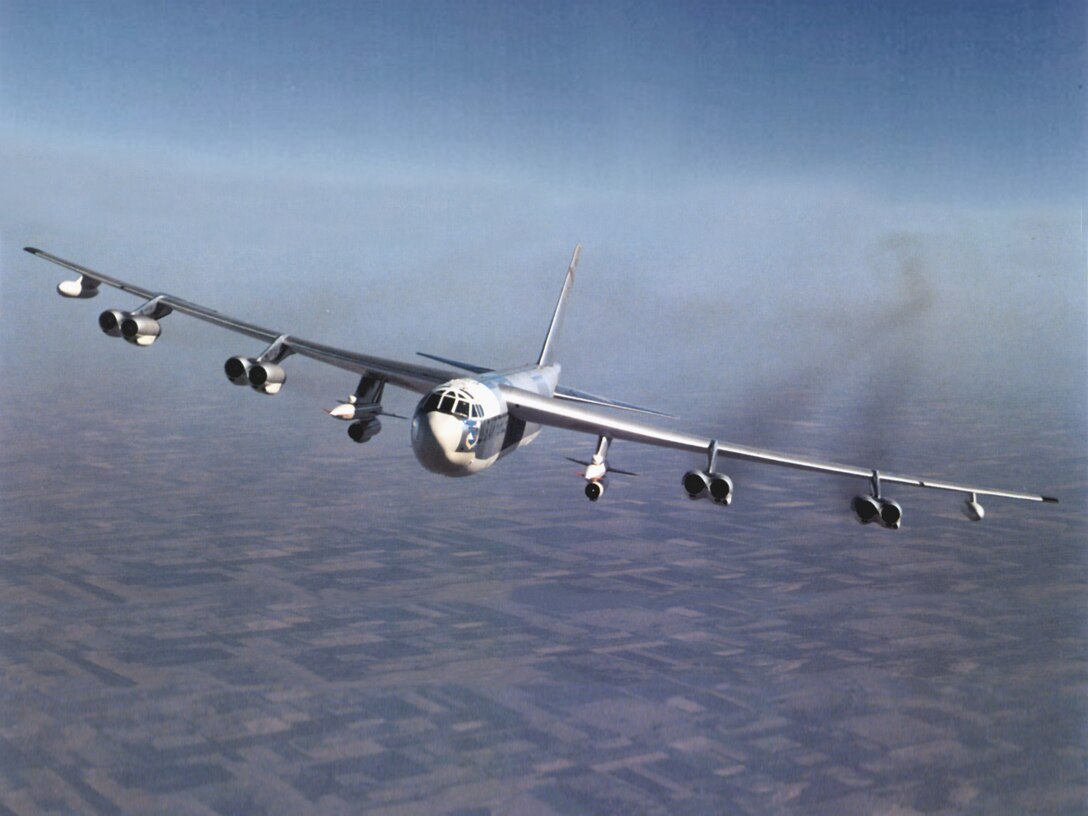 The AGM-28 “Hound Dog” missile was designed exclusively for carriage under the wings of the B-52 Stratofortress bomber. (Courtesy photo)