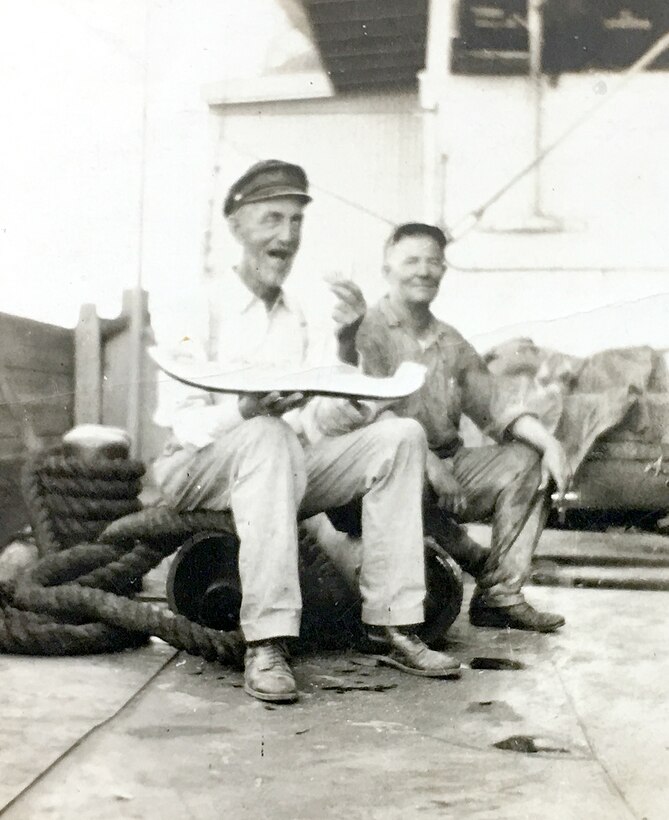 (Left) Capt. J.W. Rouse