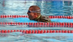 U.S. Soldiers competed to earn the German Armed Forces Proficiency Badge in a series of timed events at Camp Arifjan and Camp Beuhring, Kuwait, April 28-30, 2017. Events included:  swimming in uniform, treading water, shuttle sprints from a prone position, track run, flexed arm hang, ruck march and pistol marksmanship. Based on performance, Soldiers could earn the badge in bronze, silver or gold and are entitled to wear the award on their dress uniform.