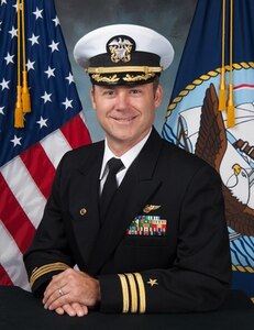 Navy Cmdr. Brett A. Pugsley, commanding officer