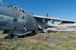 U.S. Air Force Airmen with the 153rd Maintenance Group's Crash Damage or Disabled Aircraft Recovery team conduct a safety briefing prior to jacking an A-7 Corsair II aircraft, May 11, 2017 in Cheyenne, Wyoming. Maintainers from all aircraft specialties practiced moving a fighter aircraft from the mud into a parking spot as part of an annual CDDAR requirement. (U.S. Air National Guard photo by Senior Master Sgt. Charles Delano/released)