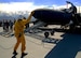 A U-2 Dragon lady pilot touches the nose of the aircraft before takeoff during exercise Northern Edge 17 at Joint Base Elmendorf-Richardson, Alaska, May 10, 2017. The U-2 participated for the first time in Northern Edge, which is a biennial joint training exercise involving approximately 6,000 personnel and 200 fixed-wing aircraft, and dates back to 1975. (U.S. Air Force photo/Staff Sgt. Jeffrey Schultze)