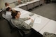 U.S. Air Force Senior Master Sgt. Tonya Joyce sits in on the first Career Assistance Advisor training course for the newly redesigned First Term Airmen Course at Joint Base San Antonio-Randolph, Texas, held in November 2016. Joyce, the Career Field Manager for CAAs at the Air Force Personnel Center was a member of the working group that developed the new FTAC curriculum. (U.S. Air Force photo by Melissa Peterson)