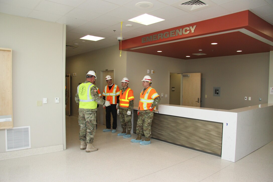 U.S. Army Corps of Engineers Deputy Commanding General for Military and International Operations Maj. Gen. Mark Yenter toured several Los Angeles District projects at the National Training Center at Fort Irwin, California, during a visit here May 15.