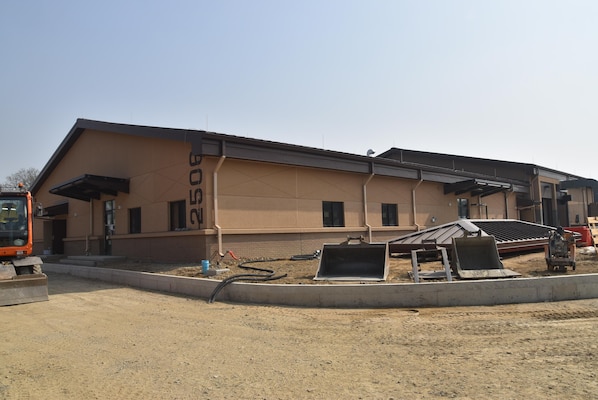 Pictured is Building 2506 located at Osan Air Base. This facility will be the new fully contained small arms range complex expected to be completed this summer.