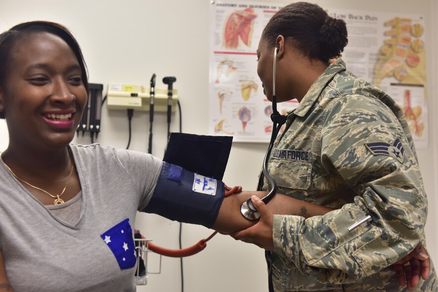 Members of Team Whiteman assigned to the 509th Medical Group are featured during National Nurse's Week at Whiteman Air Force Base, Mo., May 9, 2017. From May 6 to 12, Whiteman is highlighting officer, enlisted and civilian medical service providers who readily provide medicine, health education and care to patients. Medical technicians support various health care career fields and all work together to provide vital treatment to those in need.