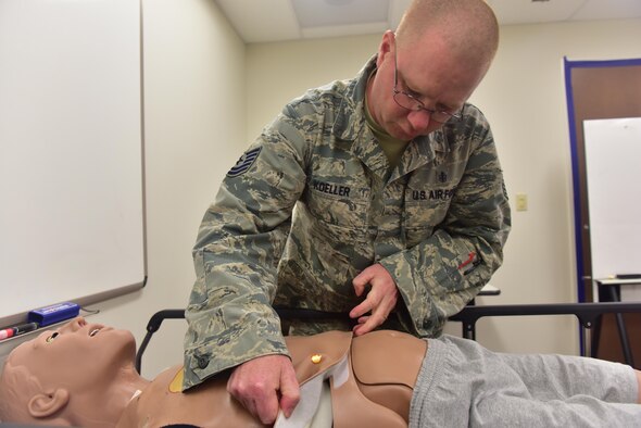 Members of Team Whiteman assigned to the 509th Medical Group are featured during National Nurse's Week at Whiteman Air Force Base, Mo., May 9, 2017. From May 6 to 12, Whiteman is highlighting officer, enlisted and civilian medical service providers who readily provide medicine, health education and care to patients. Medical technicians support various health care career fields and all work together to provide vital treatment to those in need.