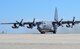 A 920th Rescue Wing HC-130 King aircraft takes off from  Patrick Air Force Base, Florida, May 16 for a five-hour search and rescue mission off the coast of the Bahamas to locate a downed aircraft and its four passengers. (U.S. Air Force photo/Senior Airman Brandon Kalloo)