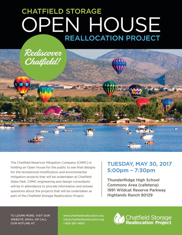 Chatfield Storage Reallocation Project- Open House Flyer