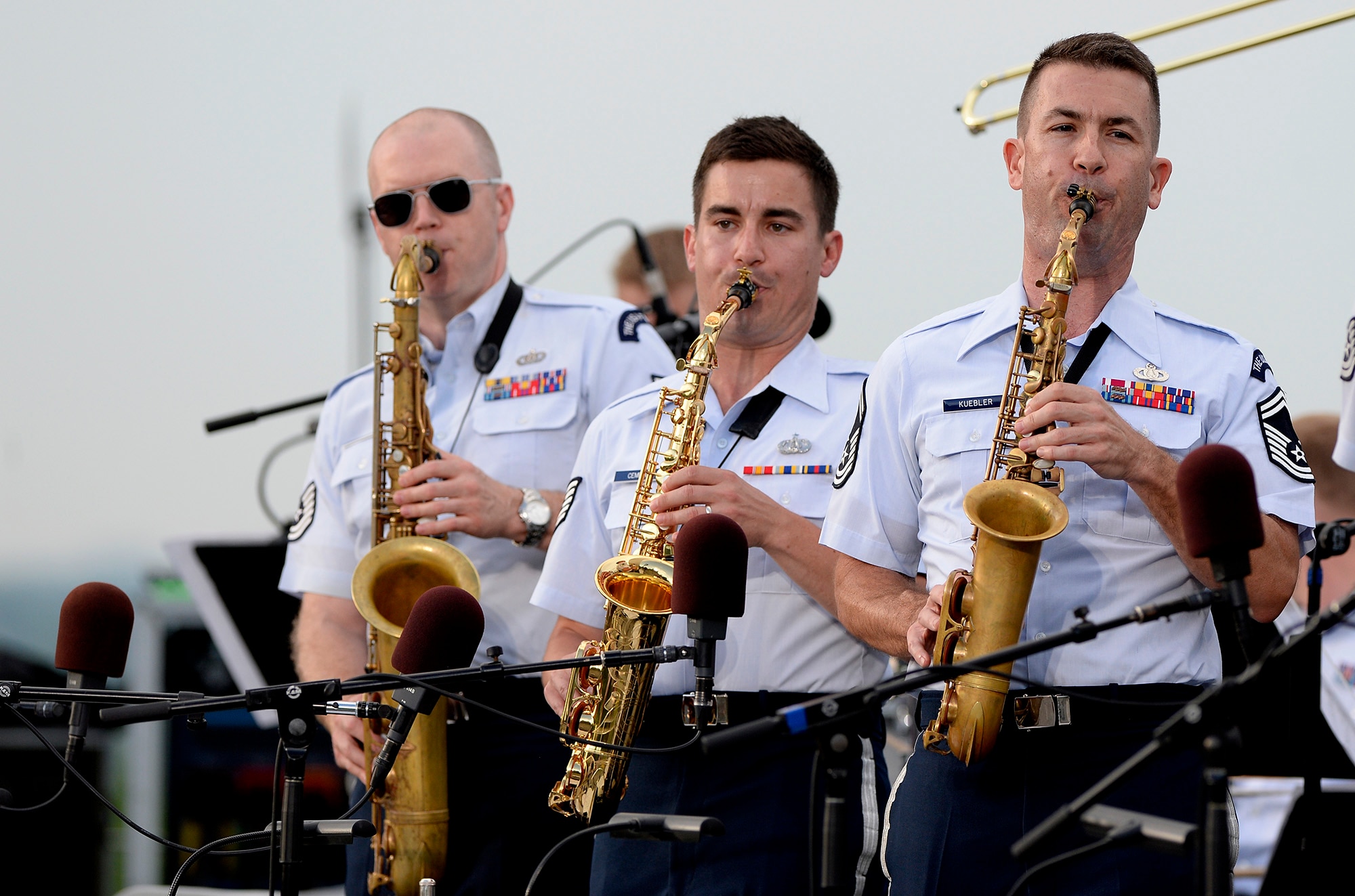 Air Force birthday celebration continues with the Air Force Band's summer series Heritage to Horizons at the Air Force Memorial in Arlington, Va., May 17, 2017. (U.S. Air Force photo/Andy Morataya)