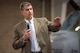 Materials and Manufacturing Directorate Chief Engineer Dr. Larry Butkus, Air Force Research Laboratory, Wright-Patterson Air Force Base, Ohio, speaks during the 14th annual Science, Engineering and Technical Management awards ceremony May 9 at Hill Air Force Base, Utah. Dr. Butkus spoke about short- and long-term technological developments, saying these innovations would not be possible without input, interaction and collaboration from Hill AFB employees. “I encourage you to continue to work with us as we advance technology for our Airmen, for our weapons systems, and for our nation follow,” he said. (U.S. Air Force/Paul Holcomb)