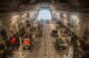 U.S. Air Force Airmen from the 18th Aerospace Evacuation Squadron work to secure medical equipment in a C-17 Globemaster III May 13, 2017, at Kadena Air Base, Japan. Airmen from the 18th AES worked with U.S. Navy Sailors to outfit a “Giraffe” omnibed system into a C-17 Globemaster III for the first time. (U.S. Air Force photo by Senior Airman Quay Drawdy)