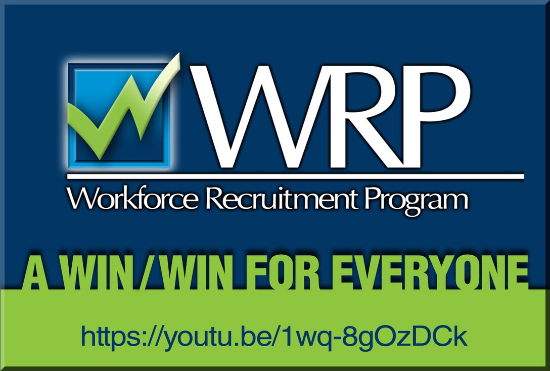 The Workforce Recruitment Program brings college students and recent graduates with disabilities to DLA so the agency can benefit from their talent. Several WRP employees and those close to the program share their experiences with the program in a video.