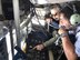 Grandson of Maj. Gen. Clarence Tinker, Tinker Air Force Base's namesake, Phil Tinker, learns how to operate the boom on a Reserve KC-135 Stratotanker assigned to the 465th Air Refueling Squadron, 507th Air Refueling Wing, as they fly over Oklahoma City May 18, 2017(U.S. Air Force photo/Tech. Sgt. Lauren Gleason)