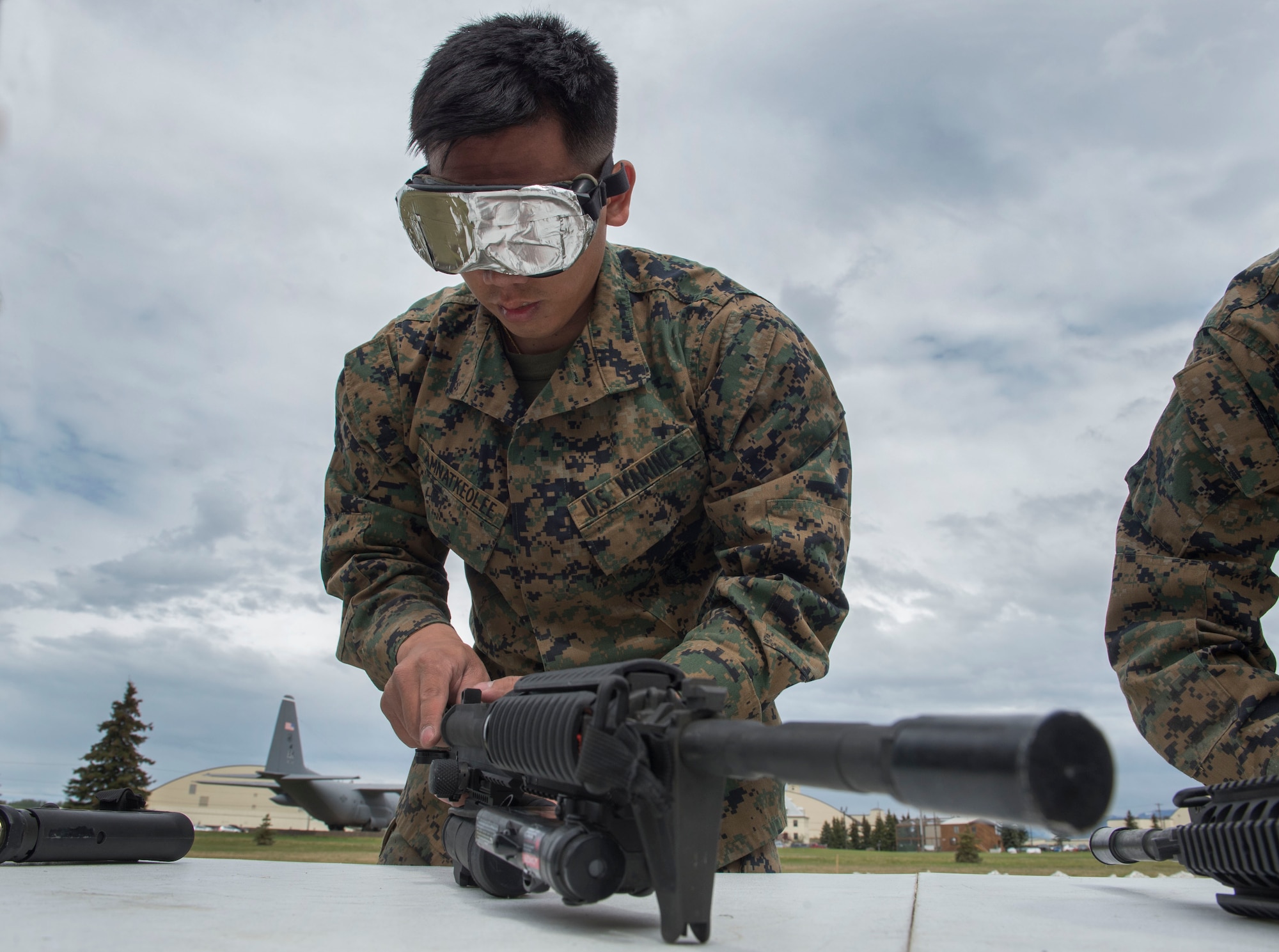 Service members and government contract workers compete during Defender Day Challenge on Joint Base Elmendorf-Richardson, Alaska, May 17, 2017. Defender Day is part of police week which focuses on remembrance of those who have made the ultimate sacrifice in the line of duty. 