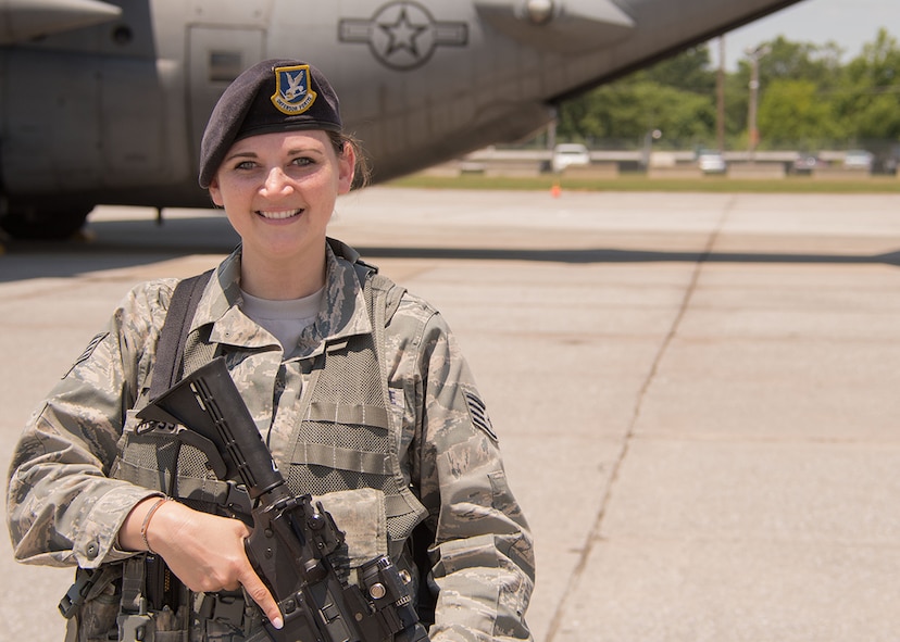 Staff Sgt. Juanita Hess is a 94th Security Forces Squadron patrolman. “I believe in fairness and equality, and I just want to see good done in the military," she stated. " I also wanted to be a good advocate for women in cases of sexual assault and neglect." (U.S. Air Force photo/Staaf Sgt. Andrew Park)