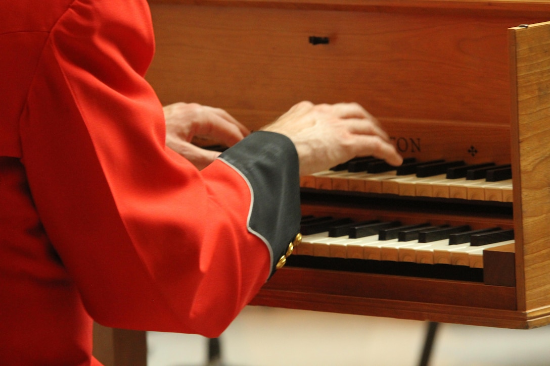 On May 21, 2017, the Marine Chamber Orchestra performed a concert at the National Gallery of Art in Washington, D.C. to open the exhibit titled "America Collects Eighteenth-Century French Painting." (U.S. Marine Corps photo by Master Sgt. Amanda Simmons/released)