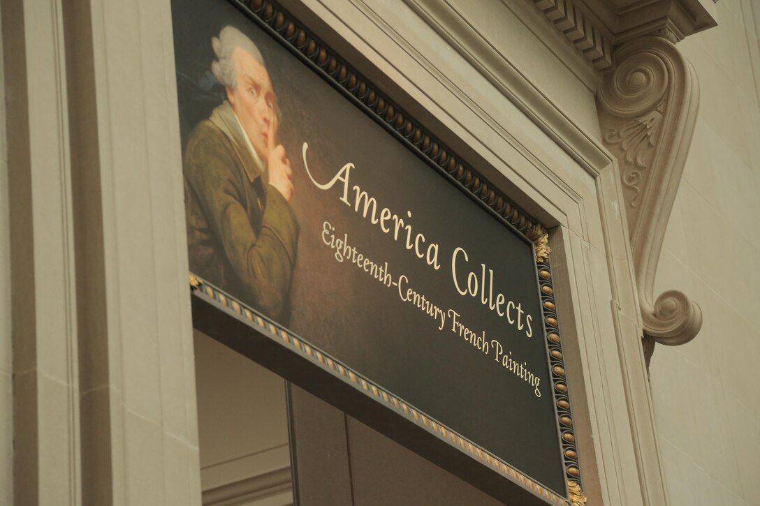 On May 21, 2017, the Marine Chamber Orchestra performed a concert at the National Gallery of Art in Washington, D.C. to open the exhibit titled "America Collects Eighteenth-Century French Painting." (U.S. Marine Corps photo by Master Sgt. Amanda Simmons/released)
