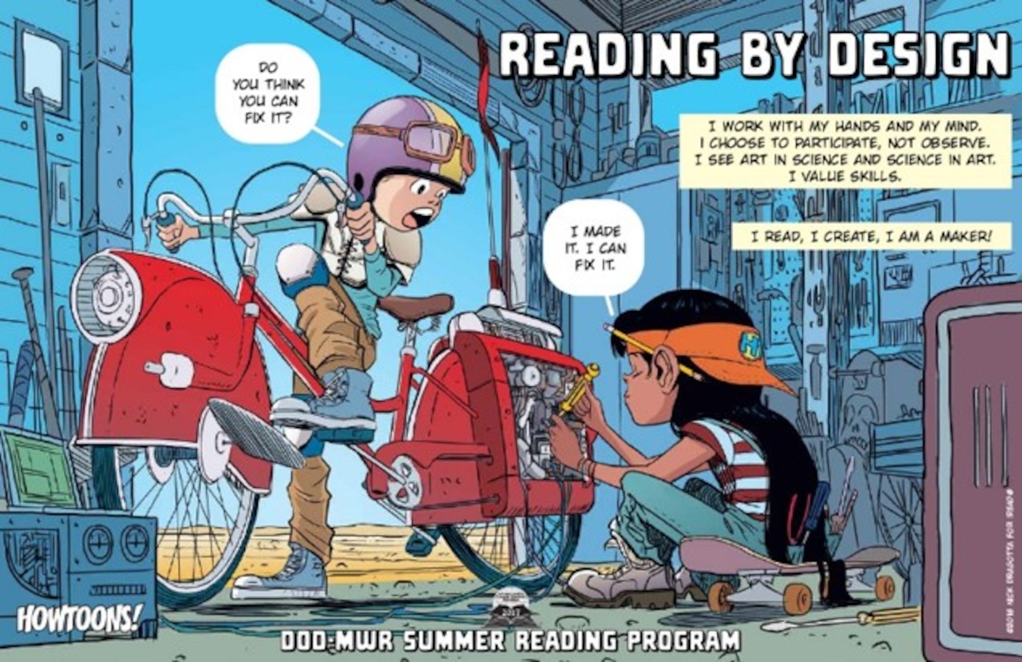 Summer reading program inspires kids to build, explore creativity > Air